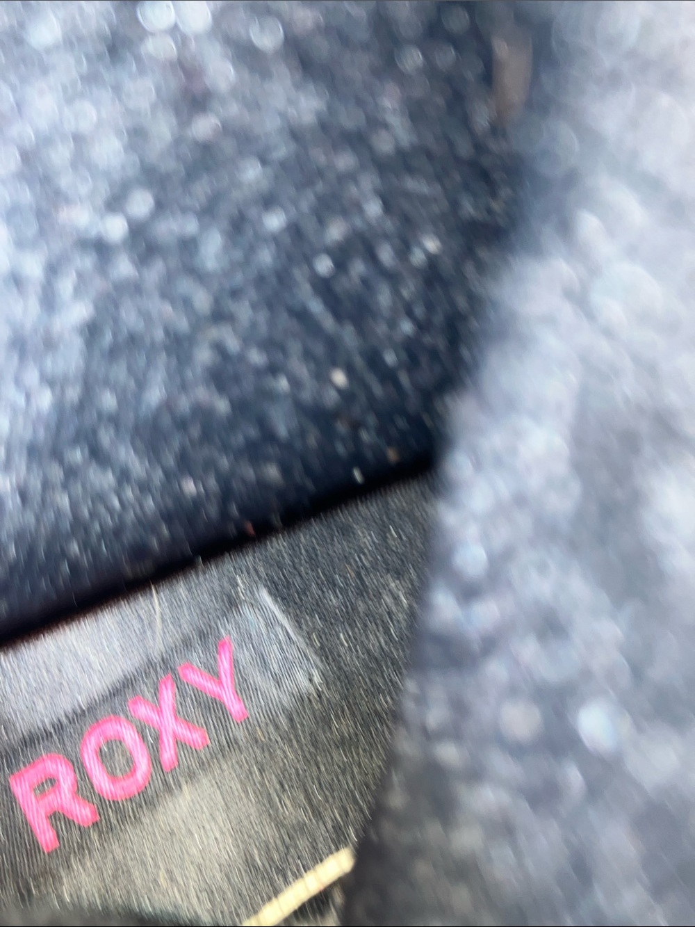 Roxy Black Wedge Heel Mid-Calf Boots with Knit Cuffs - Picture 11 of 15